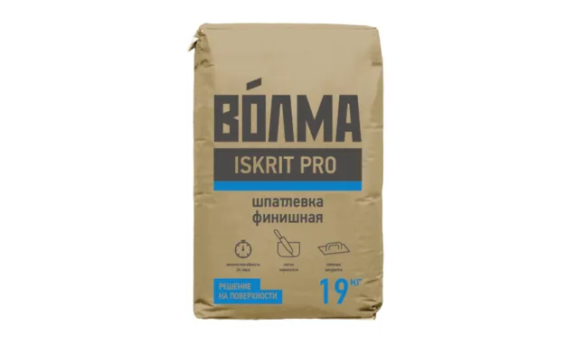 Шпаклевка полимерная ВОЛМА-ISKRIT Pro 19 кг
