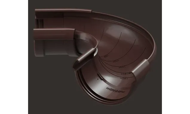 Угол Docke LUX RAL 8019 Шоколад