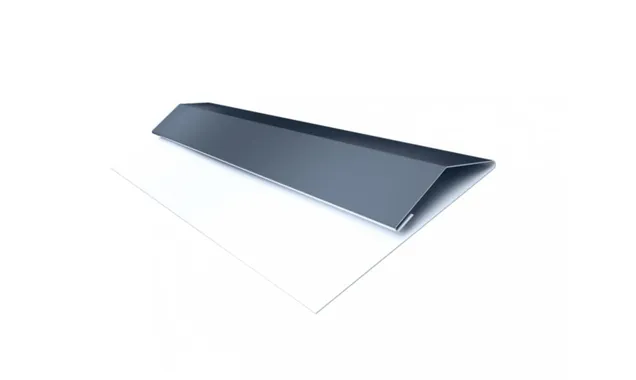 Планка финишная БХ new 0,5 Satin с пленкой RAL 7004 сигнальный серый (2,5м)