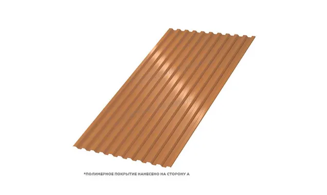 Профлист Металл Профиль C21 0.5 AGNETA® двусторонний Copper/Copper, Медный/Медный B
