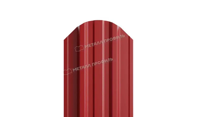 Штакетник Металл Профиль TRAPEZE-O 0,5 PURMAN® RAL3011 Коричнево-красный