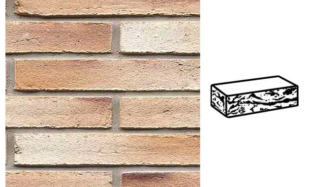Кирпич клинкерный Muhr 37_06 K Serie mondan Kohle готик, 290х90х52 мм
