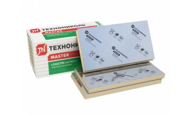Утеплитель Технониколь LOGICPIR Балкон Ф/Ф Г4 30x600x1200