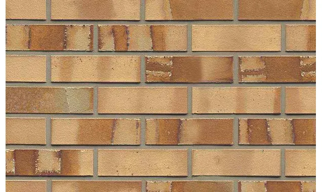 Кирпич клинкерный Westerwaelder Klinker Nr 06S Hellbraun-bunt Spezial, 240х115х71 мм