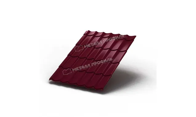 Металлочерепица Металл-Профиль Монтеррей 0,5 PURETAN® RR 29 Вишня
