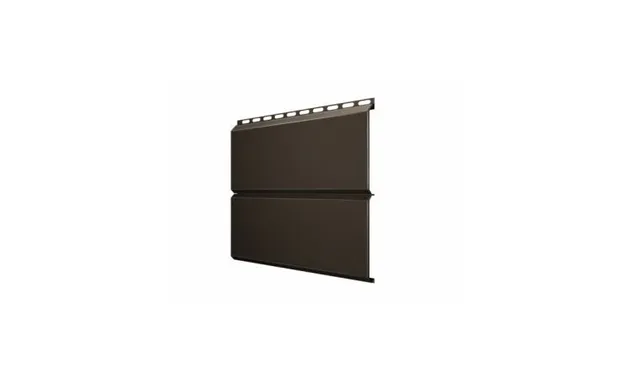 Софит ЭкоБрус без перфорации 0,345 Grand Line 0,5 PurLite Мatt RR 32 темно-коричневый