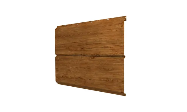 Софит ЭкоБрус new без перфорации 0,45 Print Elite Golden Wood