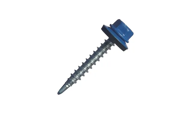 Саморез кровельный Daxmer 4,8х29 RAL 5017 (250) сверло №1