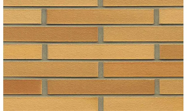 Кирпич клинкерный Muhr 01 EG Niederlausitzer Gelb Edelglanz гладкий, 290х90х40 мм