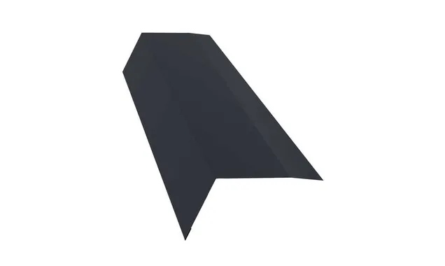 Планка карнизная 100х65 0,5 Velur RAL 7024 мокрый асфальт