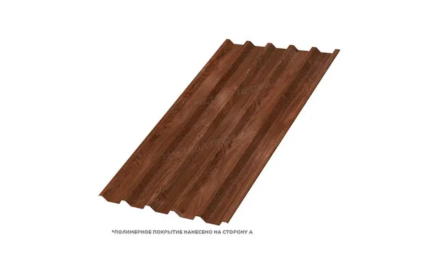 Профлист Металл Профиль C44 0.5 ECOSTEEL® Мореный дуб B