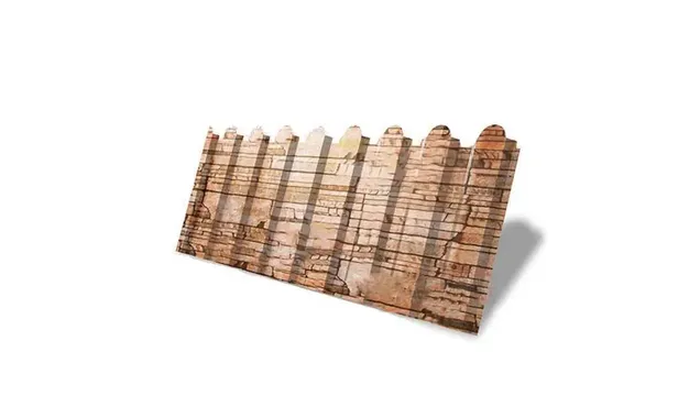 Профлист фигурный Grand Line C20В 0.45 Print Elite Sand stone
