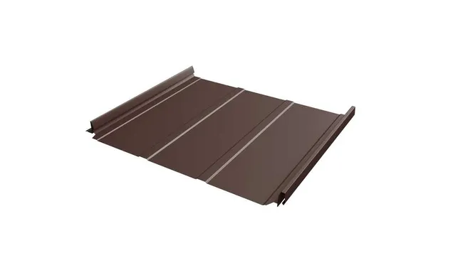 Фальцевая кровля Кликфальц Pro Line Grand Line 0,5 Satin Matt RAL 8017 Шоколад