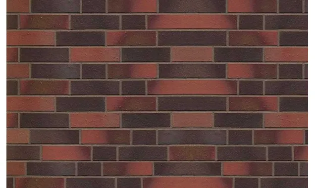 Клинкерная плитка ABC Ziegelriemchen Blankenese dunkel-bunt гладкая NF10, 240х71х10 мм