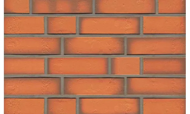Клинкерная плитка ручной формовки Feldhaus Klinker NF 14 R718 accudo terracotta vivo 240х71х14 мм
