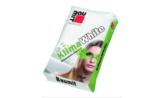 Штукатурная смесь Baumit KlimaWhite 25 кг