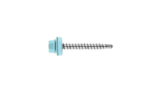 Саморез кровельный Daxmer 4,8х50 RAL 6033 (150) сверло №1