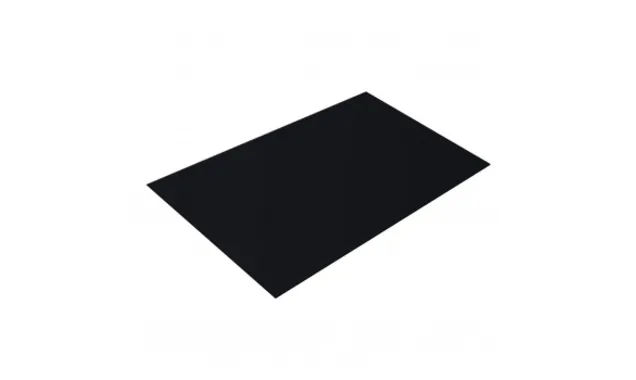 Плоский лист 0,45 Drap ST с пленкой RAL 9005 черный