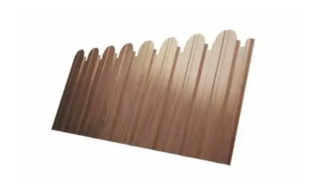 Профлист фигурный Grand Line C10A 0.45 Print Elite Honey wood