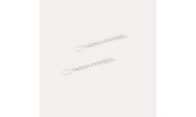 Планка ендовы нижняя 298х298х2000 (ПЭ-01-9010-0.45)