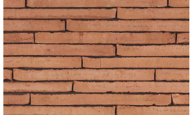 Кирпич облицовочный Terca Wasserstrich Special Orient Red, 500х100х40 мм