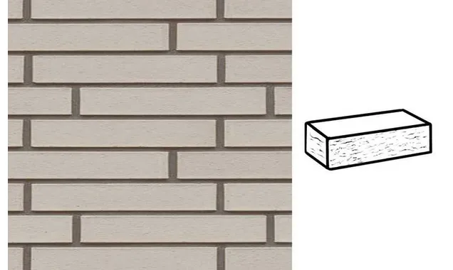 Кирпич клинкерный Muhr 36 Silbergrau nuanciert рустик, 290х90х40 мм
