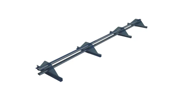 Снегозадержатель Стандарт Т4 d 25 RAL 5005 (3м)