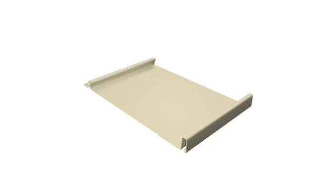 Фальцевая кровля Кликфальц Grand Line 0,5 Satin RAL 1015 Светлая Слоновая Кость
