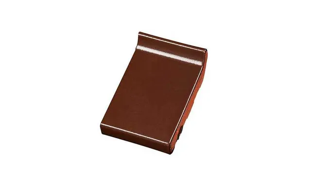 Клинкерный водоотлив Terca Dark brown глазурованный, 160*105*30 мм