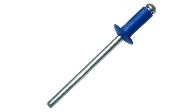 Заклёпка вытяжная Daxmer 4,0х10 RAL 5005 (10х1000 шт) ал/ст