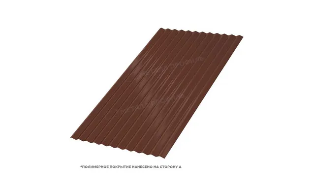 Профлист Металл Профиль МП18 0.5 PURETAN® RR 29 Вишневый A