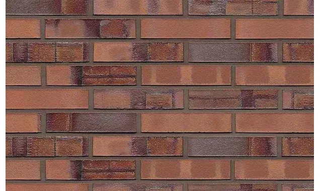 Кирпич клинкерный Westerwaelder Klinker Nr 13 Rotbraun nuanciert Fuss. Bes., 240х115х52 мм