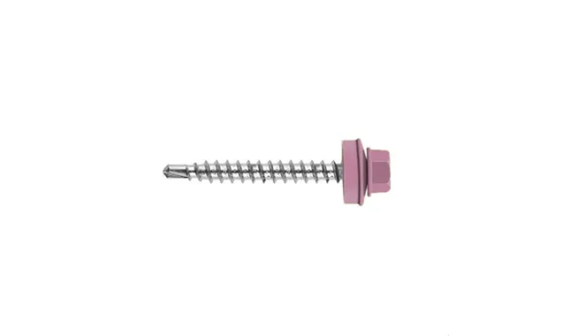 Саморез кровельный Daxmer 4,8х35 RAL 4003 (250) сверло №1