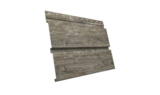 Металлический софит Квадро брус без перфорации 0,45 Print Elite Nordic Wood