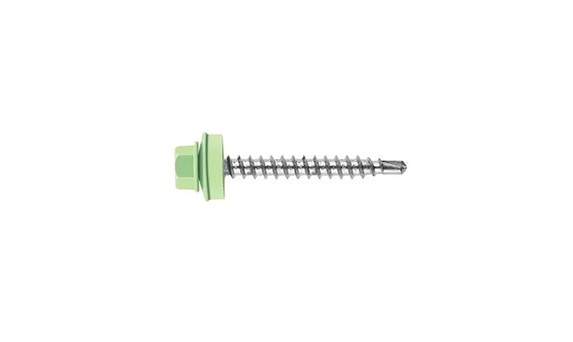 Саморез кровельный Daxmer 4,8х50 RAL 6018 (150) сверло №1