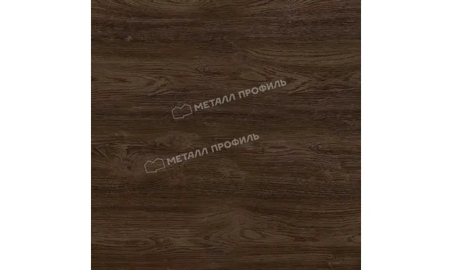 Планка карнизного свеса 200х30х2000 (ECOSTEEL_MA-01-МореныйДуб-0.5)