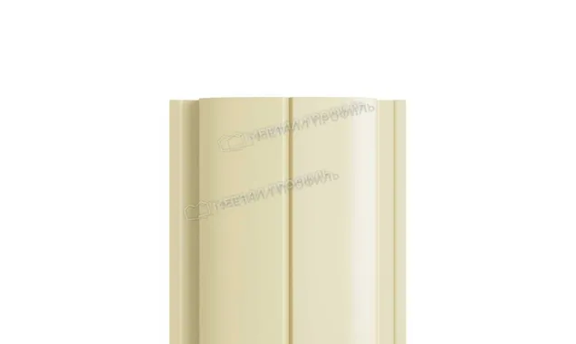 Штакетник Металл Профиль ELLIPSE-T 0,45 Полиэстер RAL1015 Светлая слоновая кость