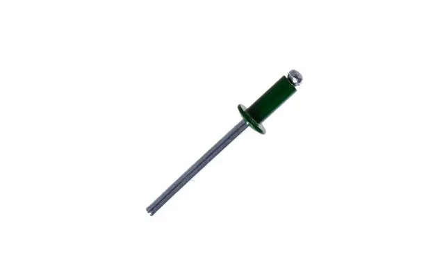 Заклёпка вытяжная Daxmer 4,0х10 RAL 6002 (10х1000 шт) ал/ст
