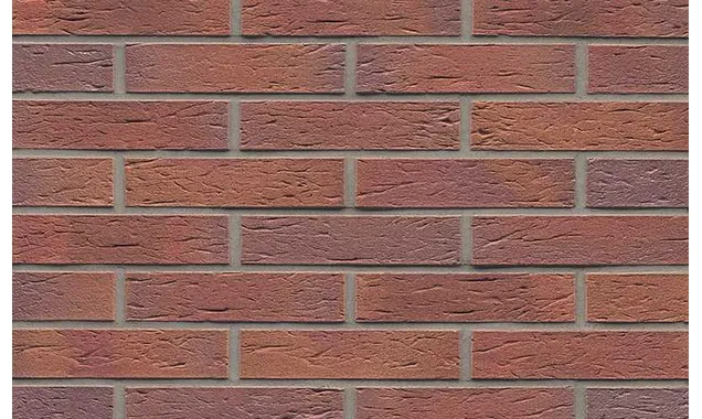 Кирпич клинкерный Muhr 04 Rotbraun-bunt рустик, 240х115х52 мм
