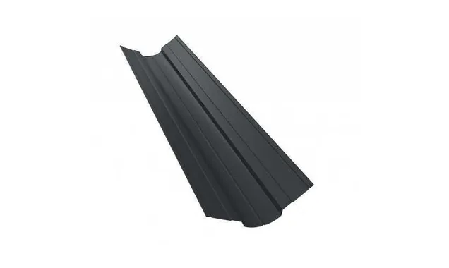 Планка ендовы верхней фигурной 150x150 0,5 Velur RAL 7016 антрацитово-серый