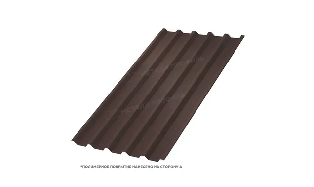 Профлист Металл Профиль C44 0.5 PURETAN® RR 32 Темно-коричневый A