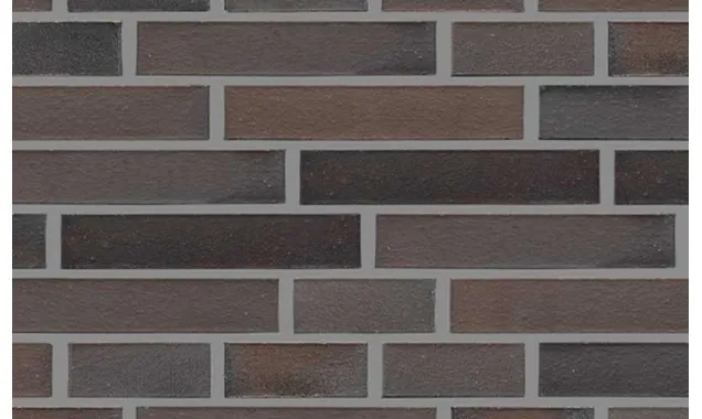 Кирпич клинкерный Muhr 33 A Schwarz-Braun гладкий, 290х90х52 мм