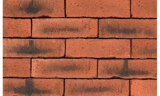 Кирпич облицовочный ручной формовки Terca Westcliffe Weathered Red (65mm WESTCLIFFE RED MULTI), 215х102х65 мм