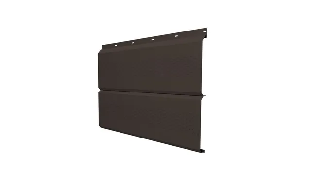 Софит ЭкоБрус с перфорацией 0,345 Grand Line 0,5 PurLite Мatt RR 32 темно-коричневый