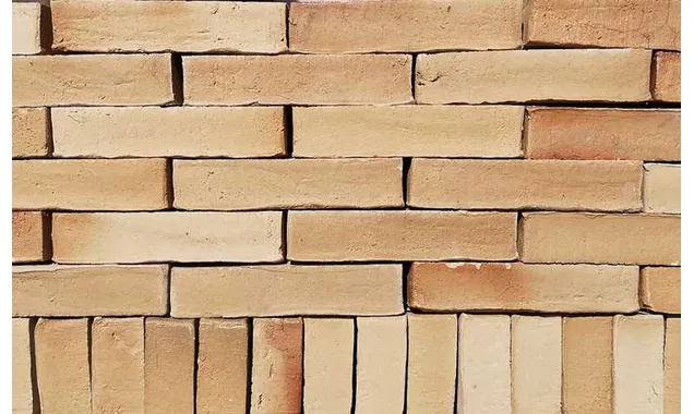 Кирпич клинкерный Muhr 06 S Hellbraun-bunt Spezial Wasserstrich, 240х52х52 мм