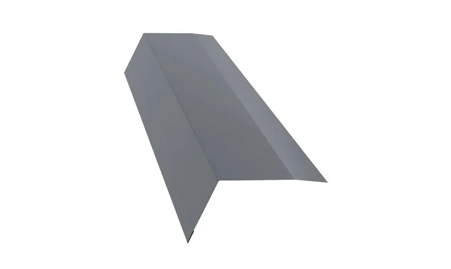Планка карнизная 100х65 0,5 Velur RAL 7016 антрацитово-серый