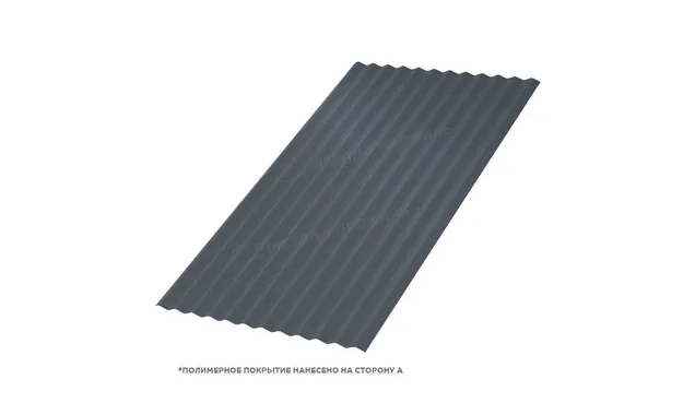 Профлист Металл Профиль МП18 0.5 VikingMP® E RAL 7024 Серый графит B