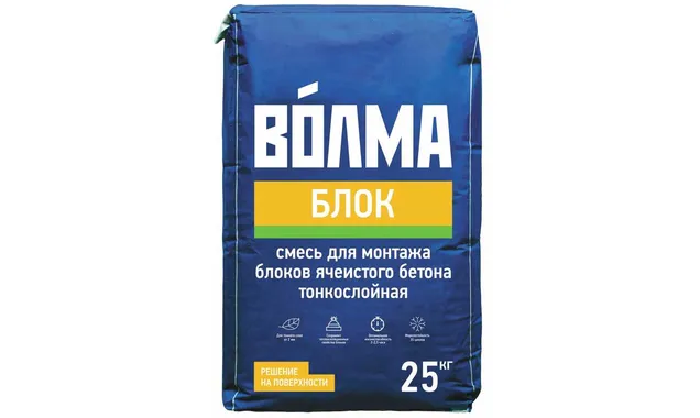 Монтажная смесь ВОЛМА-Блок 25 кг
