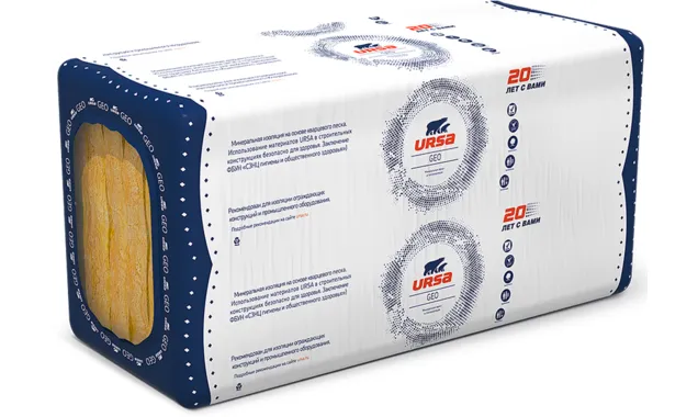 Утеплитель Ursa Geo П-60 20х600х1250