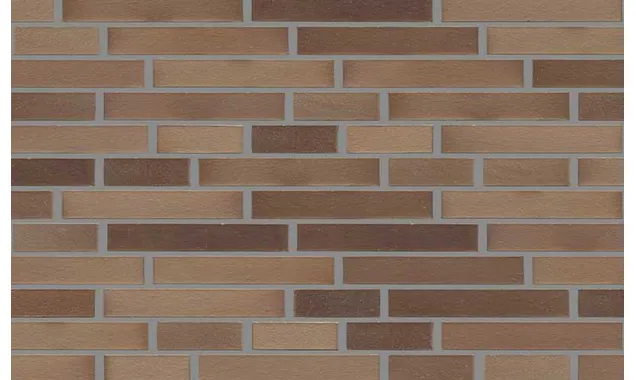 Кирпич клинкерный Muhr 34 EG Grau nuanciert Edelglanz гладкий, 290х90х40 мм